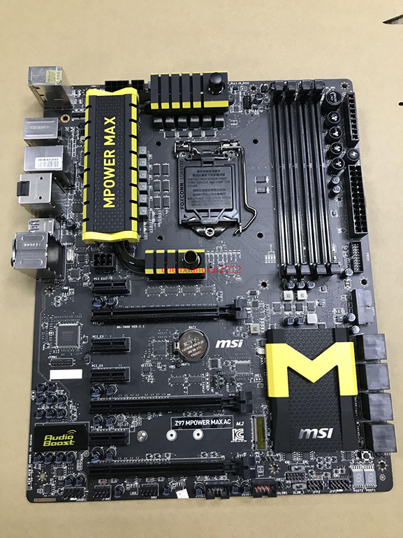MSI Z97 MPOWER MAX AC desktop Motherboard Intel Z97 LGA1150 DDR3 USB3.0 MSI Z97 MPOWER MAX AC desktop Motherboard Intel Z97 LGA1150 DDR3 USB3.0